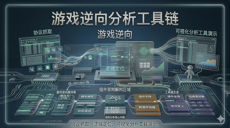 游戏逆向分析工具链